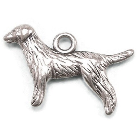 6pcs Dog Charms retriever silver‎ tone for jewelry making - Picture 3 of 5
